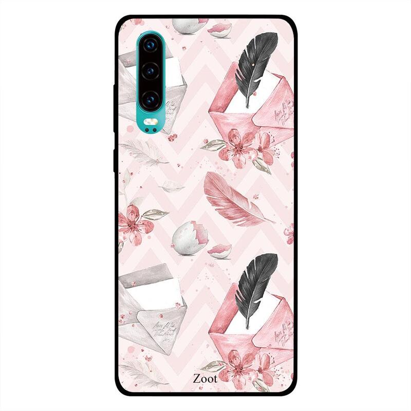 

Zoot Huawei P30 Mobile Phone Back Cover, Envelope Feather