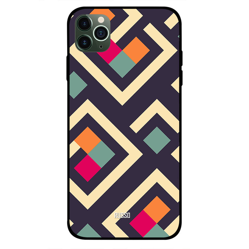 

Russo Apple iPhone 11 Pro Mobile Phone Back Cover, Square Print Art