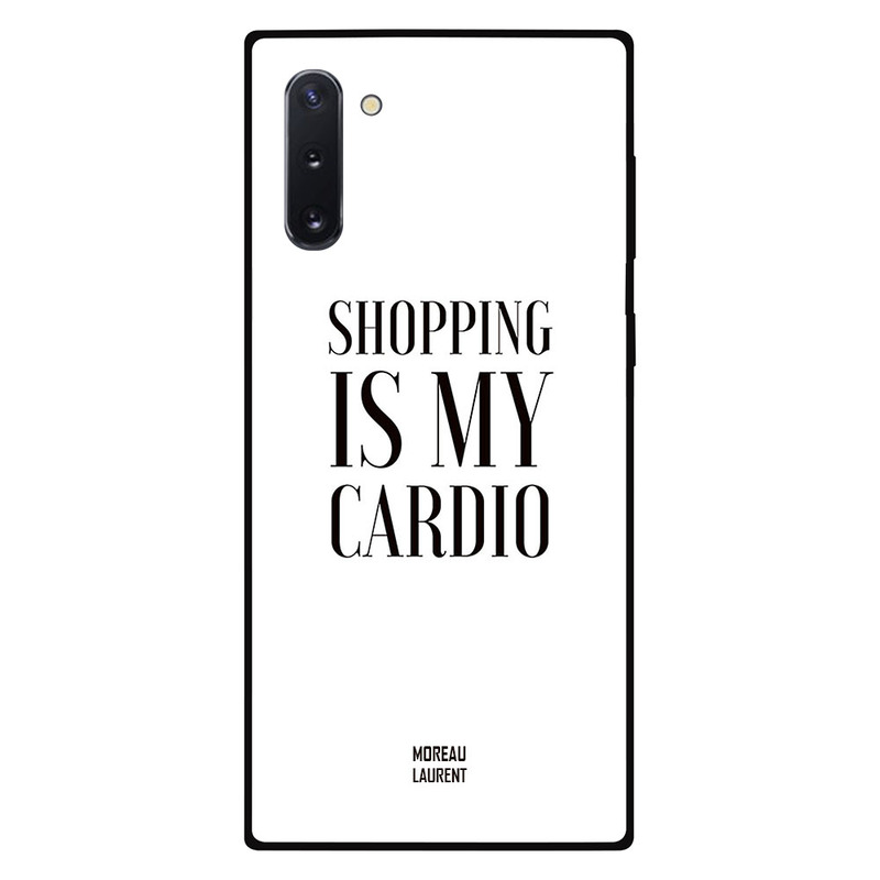 

Moreau Laurent Samsung Note 10 Mobile Phone Back Cover, Shoping is My Cardio