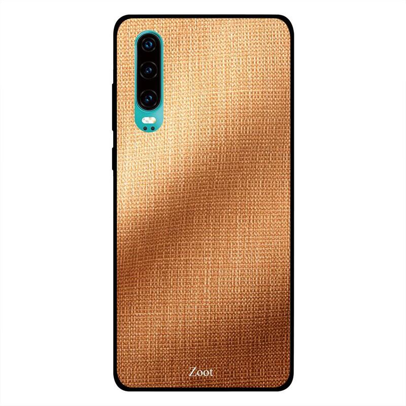 

Zoot Huawei P30 Mobile Phone Back Cover, Golden Brown Jeans Pattern