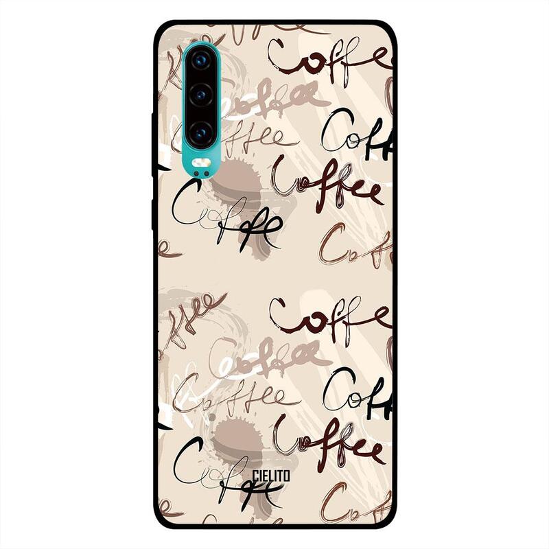 

Cielito Huawei P30 Mobile Phone Back Cover, Coffee Paint