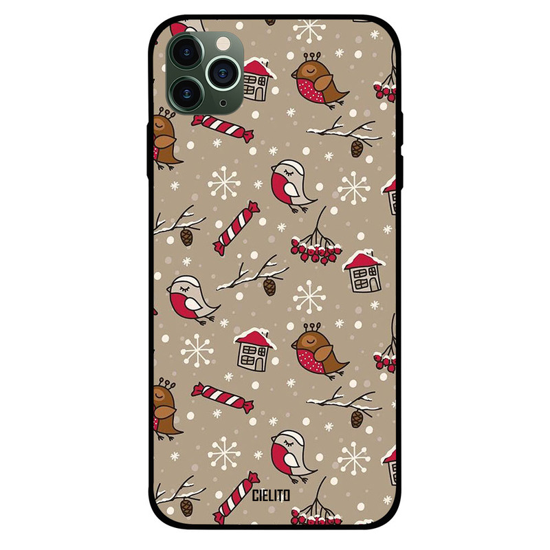 

Cielito Apple iPhone 11 Pro Max Mobile Phone Back Cover, Birds And Candies