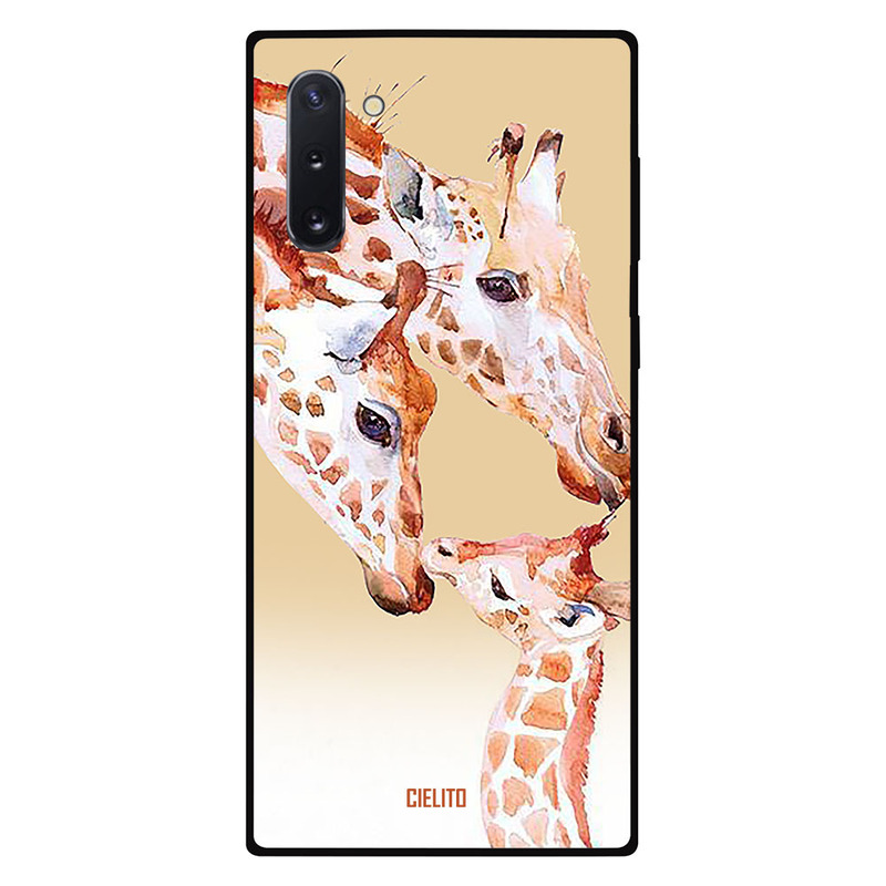 

Cielito Samsung Note 10 Mobile Phone Back Cover, Family Of Giraffe