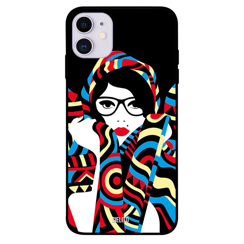 

Cielito Apple iPhone 11 Mobile Phone Back Cover, Colorful Vector Girl