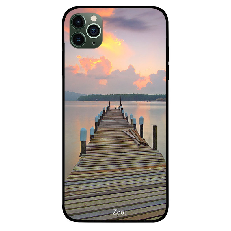

Zoot Apple iPhone 11 Pro Max Mobile Phone Back Cover, Sea Way Wooden