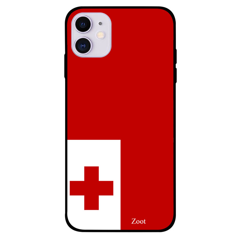

Zoot Apple iPhone 11 Mobile Phone Back Cover, Tonga Flag