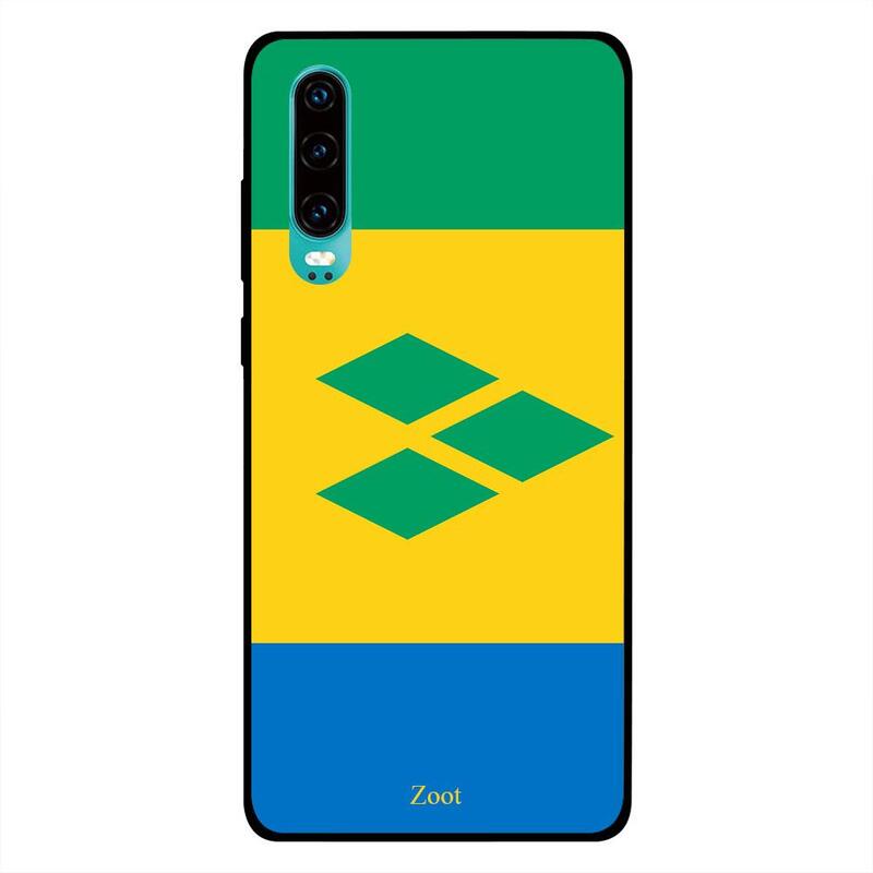 

Zoot Huawei P30 Mobile Phone Back Cover, Saint Vincent Flag