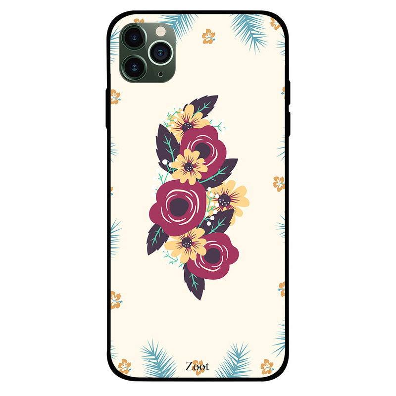 

Zoot Apple iPhone 11 Pro Max Mobile Phone Back Cover, Rose Flowers