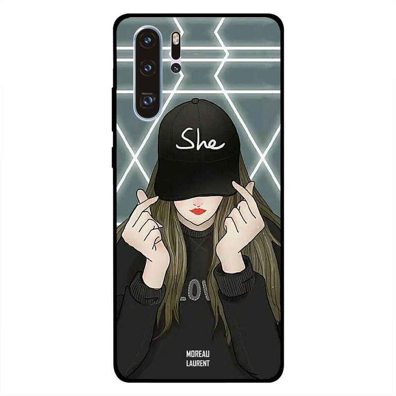 

Moreau Laurent Huawei P30 Pro Mobile Phone Back Cover, She on Cap