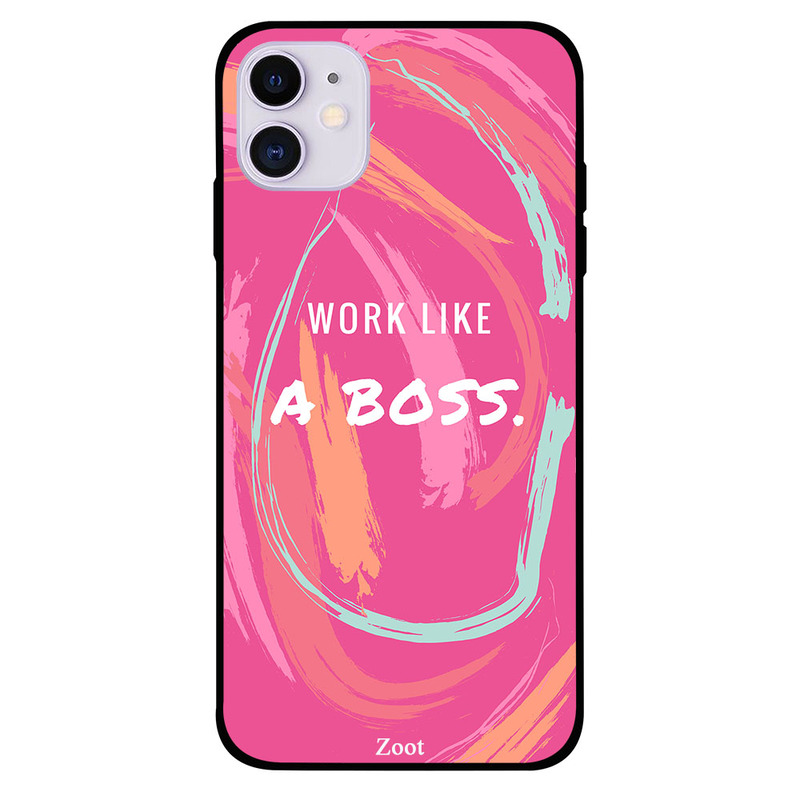 

Zoot Apple iPhone 11 Mobile Phone Back Cover, Work Like A Boss