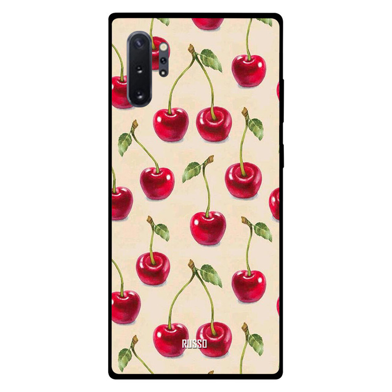 

Russo Samsung Note Plus Mobile Phone Back Cover, Cherry Print