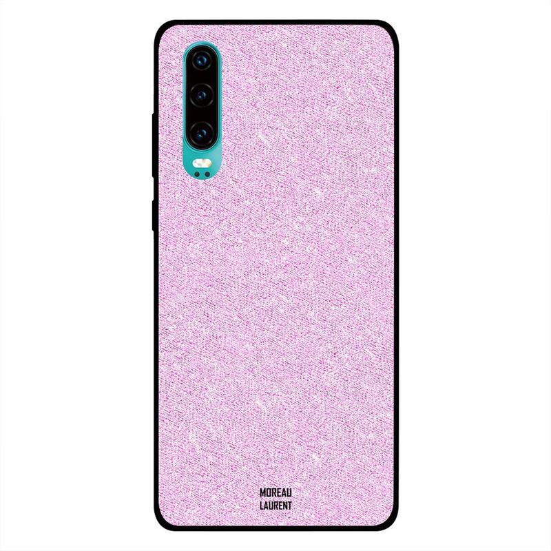 

Moreau Laurent Huawei P30 Mobile Phone Back Cover, Light Pink Wool Pattern