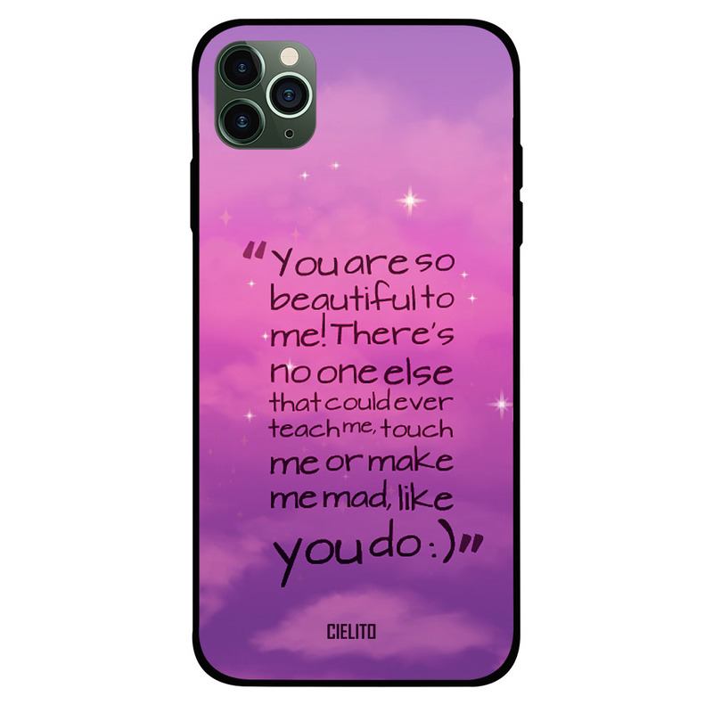 

Cielito Apple iPhone 11 Pro Max Mobile Phone Back Cover, U R So Beautiful To Me