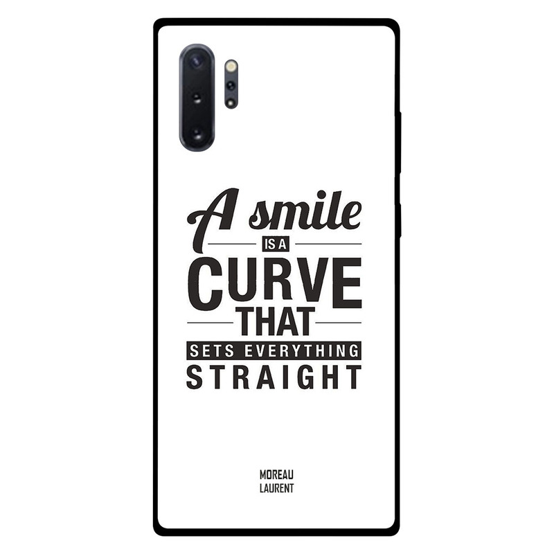 

Moreau Laurent Samsung Note Plus Mobile Phone Back Cover, A Smile is a Curve