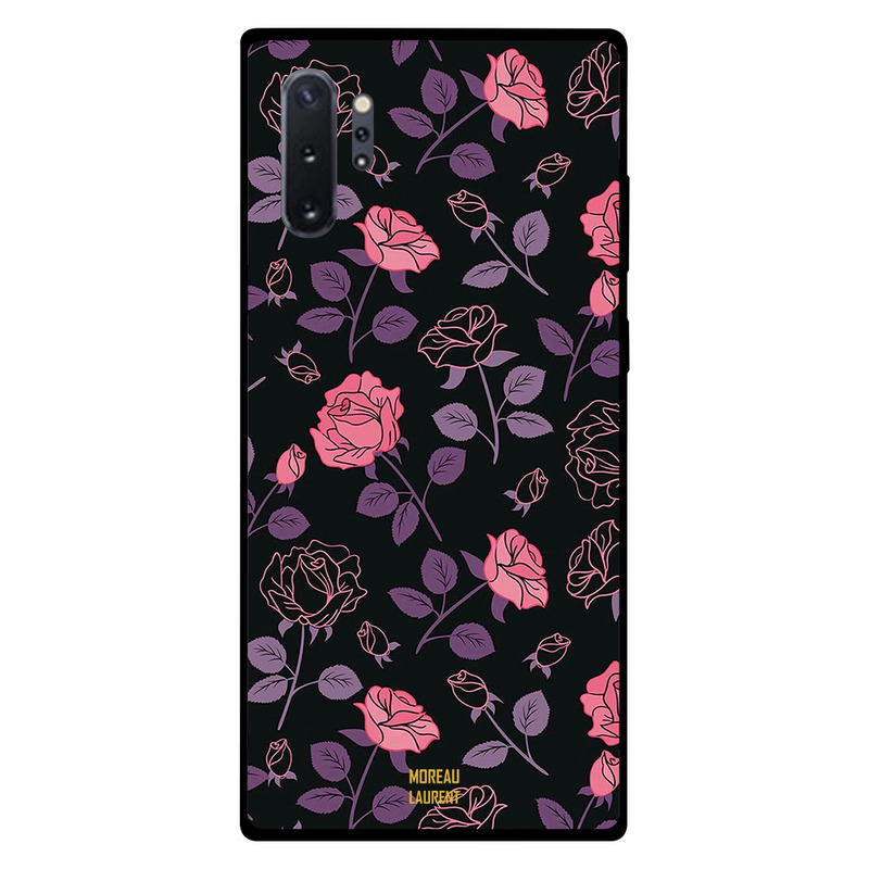 

Moreau Laurent Samsung Note Plus Mobile Phone Back Cover, Pink and Purple Flowers