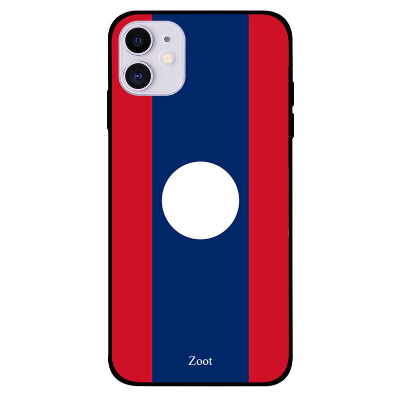 

Zoot Apple iPhone 11 Mobile Phone Back Cover, Laos Flag