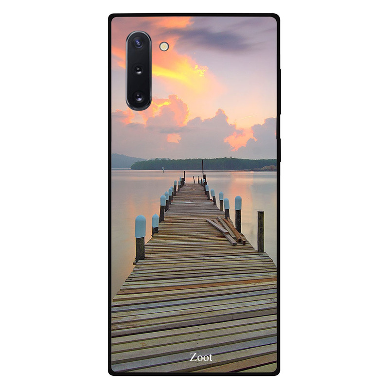 

Zoot Samsung Note 10 Mobile Phone Back Cover, Sea Way Wooden