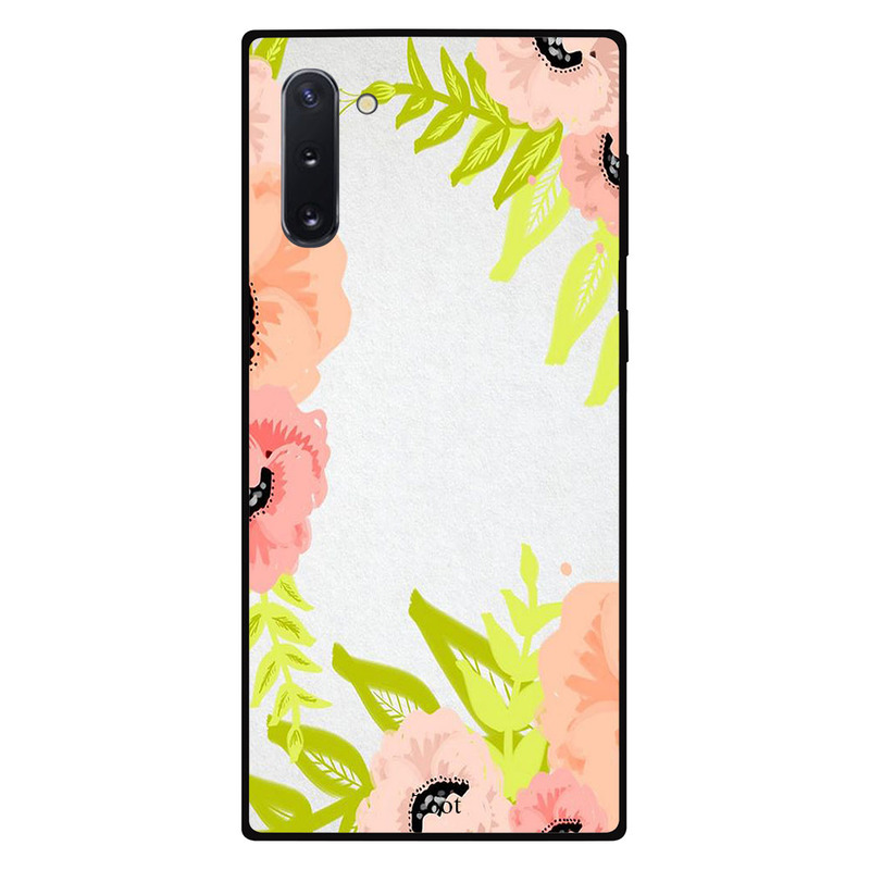 

Zoot Samsung Note 10 Mobile Phone Back Cover, Floral Peach Pink