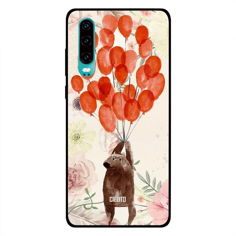 

Cielito Huawei P30 Mobile Phone Back Cover, Bear Art