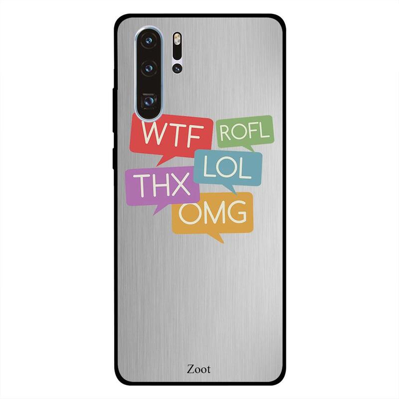 

Zoot Huawei P30 Pro Mobile Phone Back Cover, WTF ROFL THX LOL