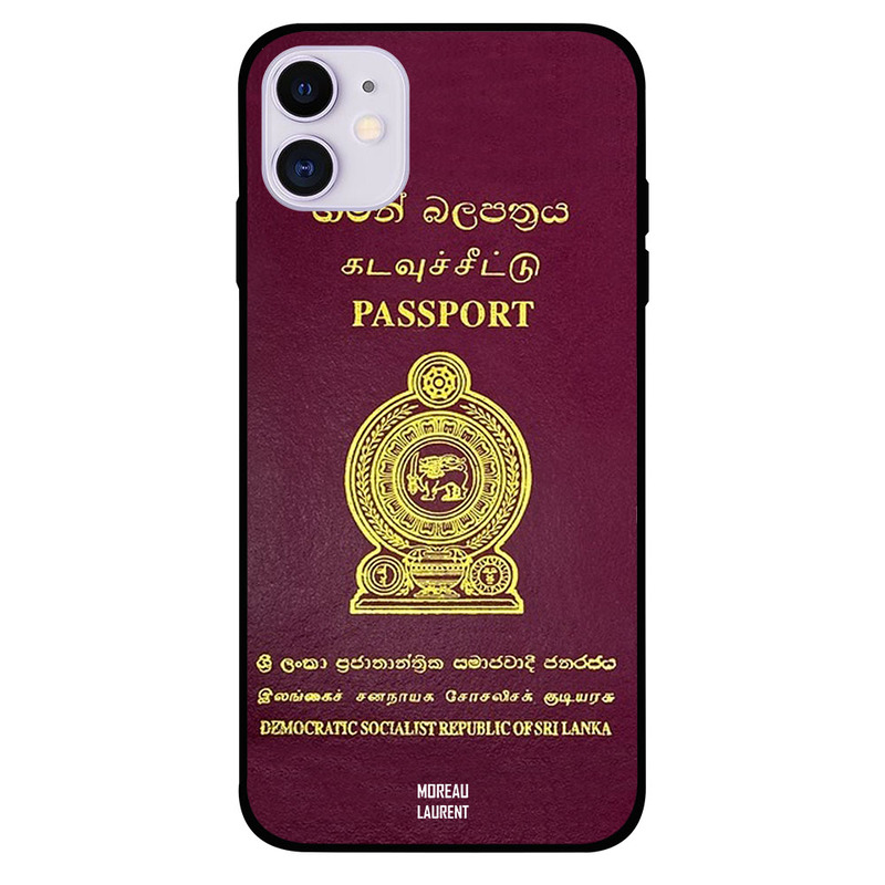 

Moreau Laurent Apple iPhone 11 Mobile Phone Back Cover, Sri Lanka Passport