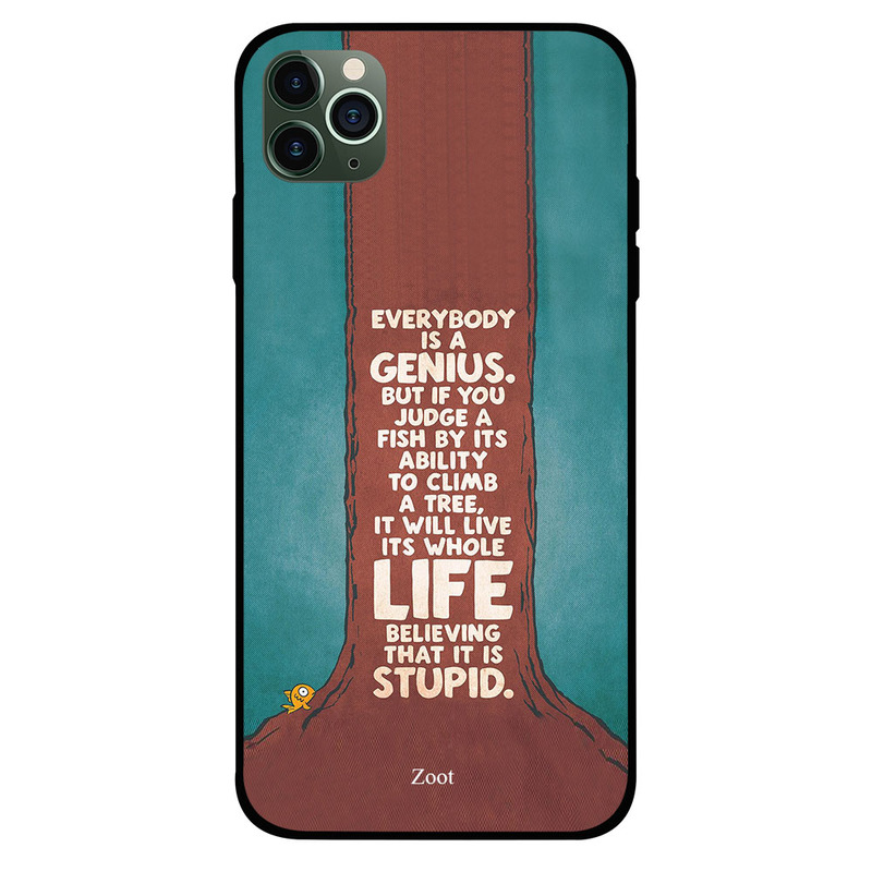

Zoot Apple iPhone 11 Pro Max Mobile Phone Back Cover, Everybody Is A Genius