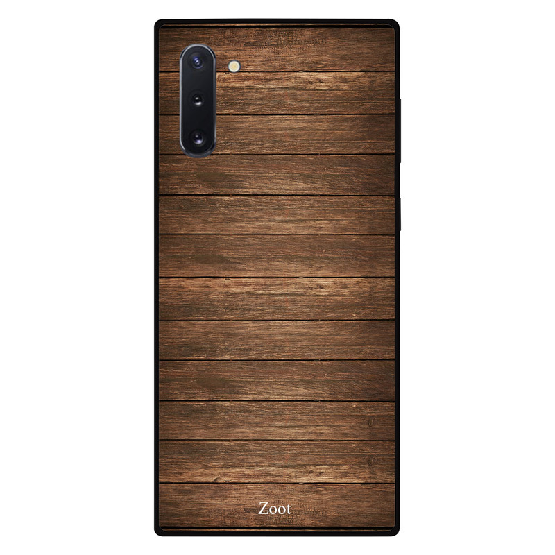 

Zoot Samsung Note 10 Mobile Phone Back Cover, Wooden Dark Brown