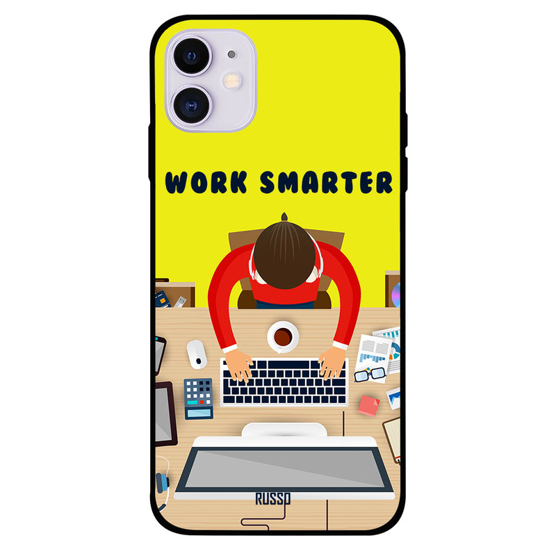 

Russo Apple iPhone 11 Mobile Phone Back Cover, Work Smarter