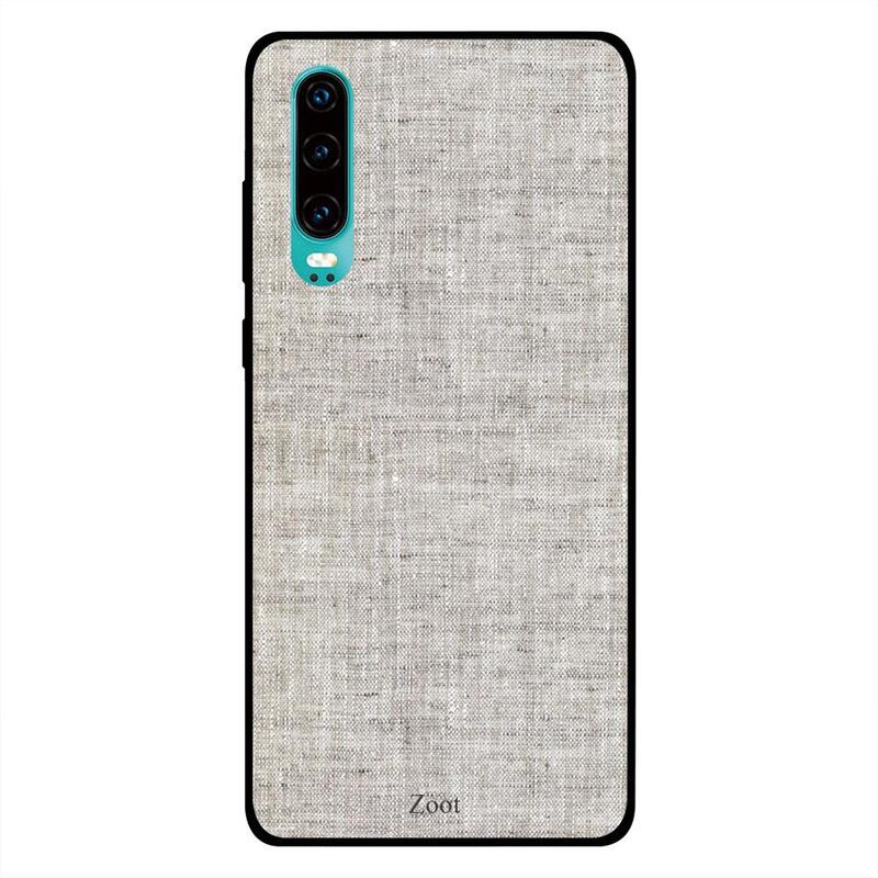 

Zoot Huawei P30 Mobile Phone Back Cover, Grey Jeans Pattern