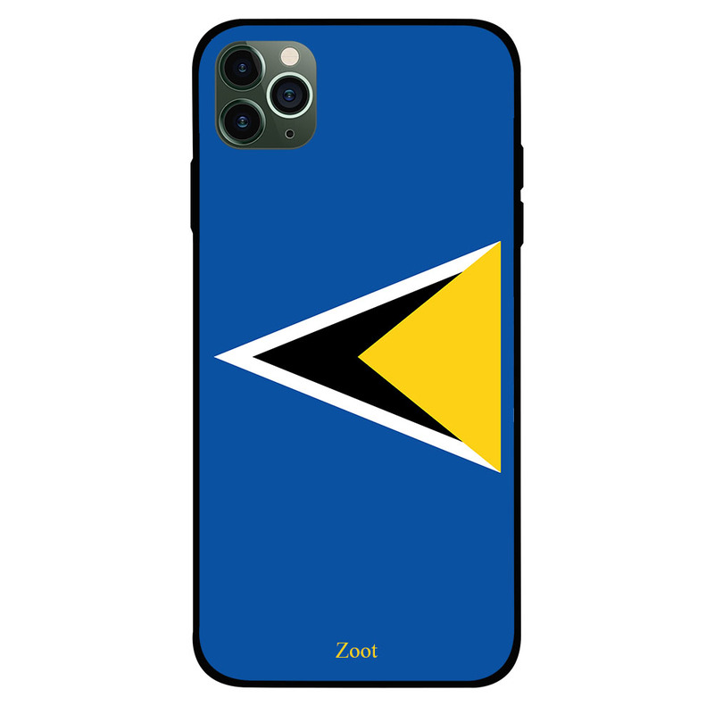

Zoot Apple iPhone 11 Pro Max Mobile Phone Back Cover, Saint Lucia Flag