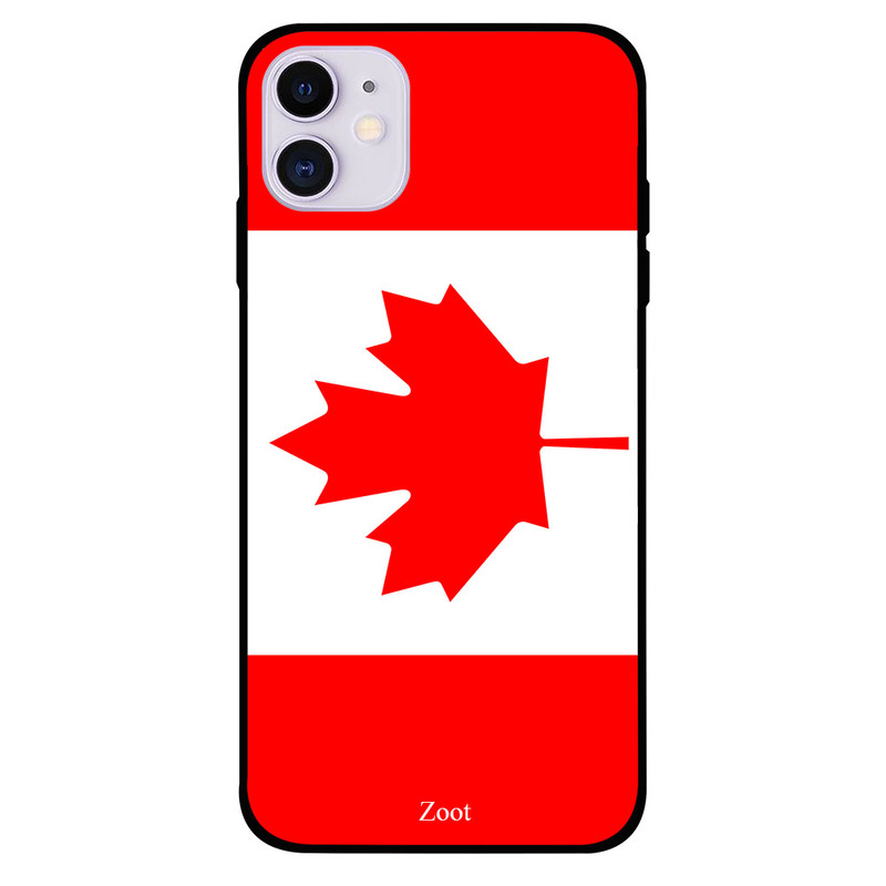 

Zoot Apple iPhone 11 Mobile Phone Back Cover, Canada Flag