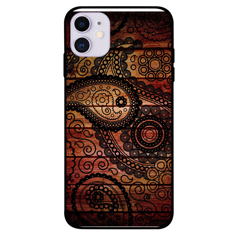 

Russo Apple iPhone 11 Mobile Phone Back Cover, carry on wood