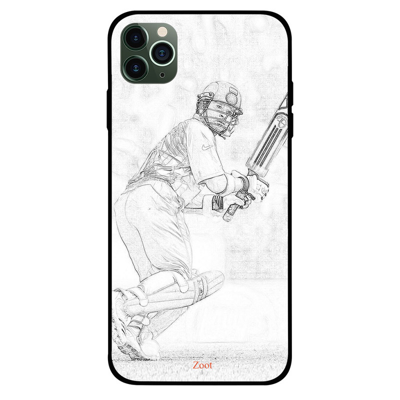 

Zoot Apple iPhone 11 Pro Max Mobile Phone Back Cover, Sachin Sketch