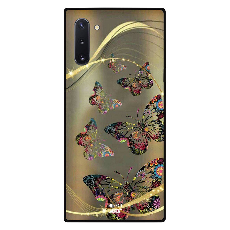 

Moreau Laurent Samsung Note 10 Mobile Phone Back Cover, Lighting Colorful Butterflies