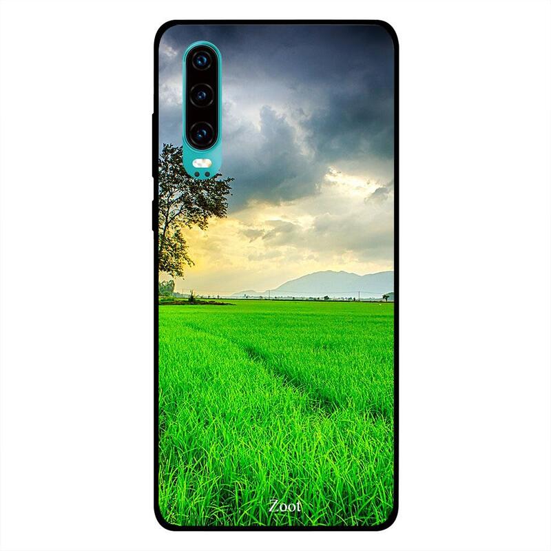 

Zoot Huawei P30 Mobile Phone Back Cover, Garden Clouds
