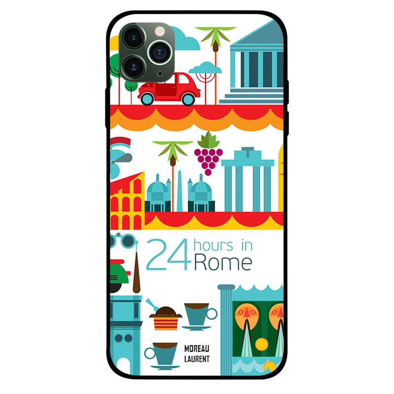 

Moreau Laurent Apple iPhone 11 Pro Mobile Phone Back Cover, 24 Hours in Rome