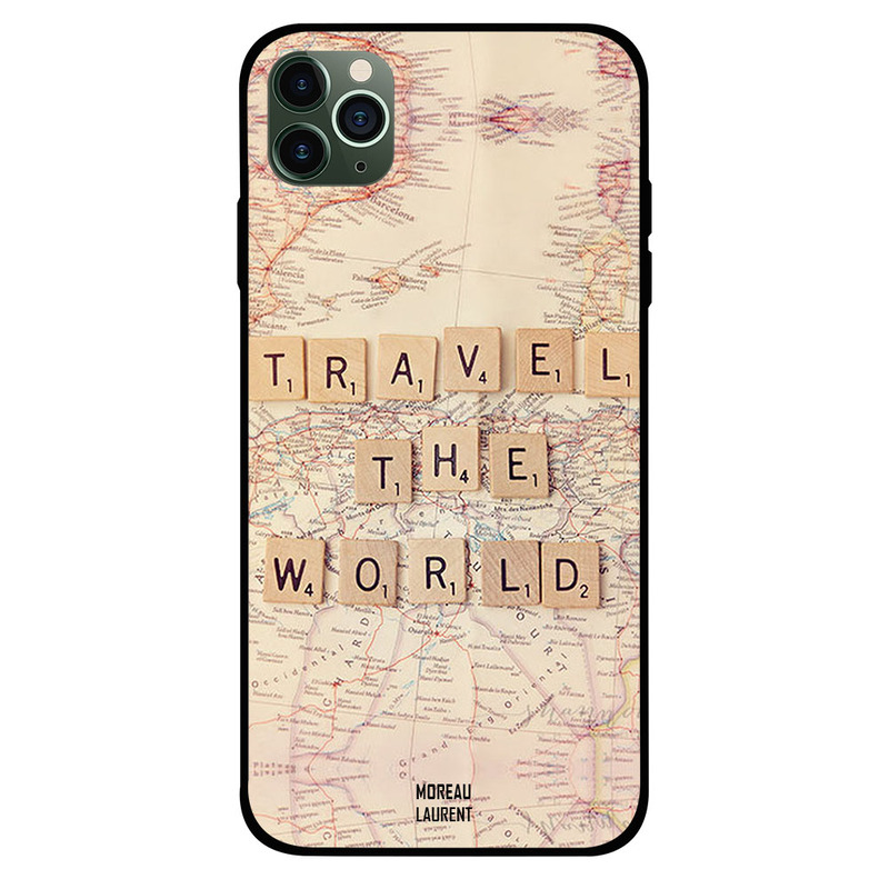 

Moreau Laurent Apple iPhone 11 Pro Max Mobile Phone Back Cover, Travel The world