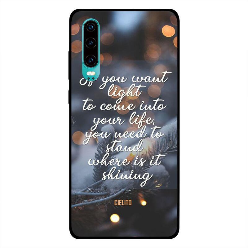 

Cielito Huawei P30 Mobile Phone Back Cover, Stand Where it is Shining