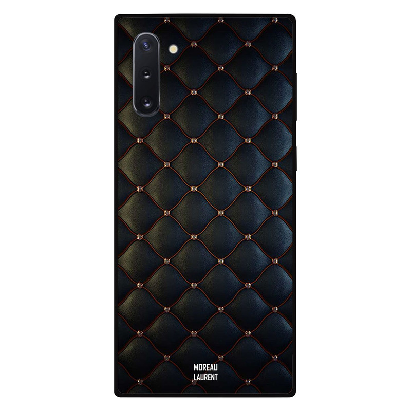 

Moreau Laurent Samsung Note 10 Mobile Phone Back Cover, Stappers on Black Cloth Pattern