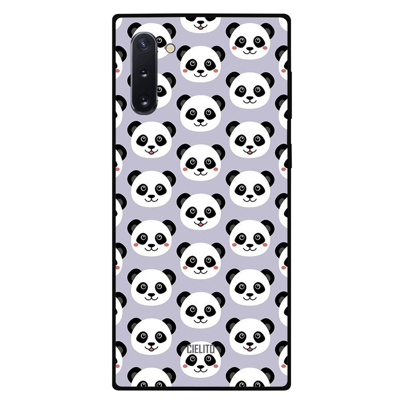 

Cielito Samsung Note 10 Mobile Phone Back Cover, Panda On Purple