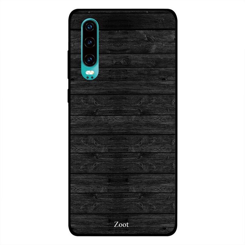 

Zoot Huawei P30 Mobile Phone Back Cover, Wooden Black Two Pcs