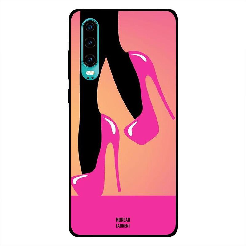 

Moreau Laurent Huawei P30 Mobile Phone Back Cover, Pinck Shoes