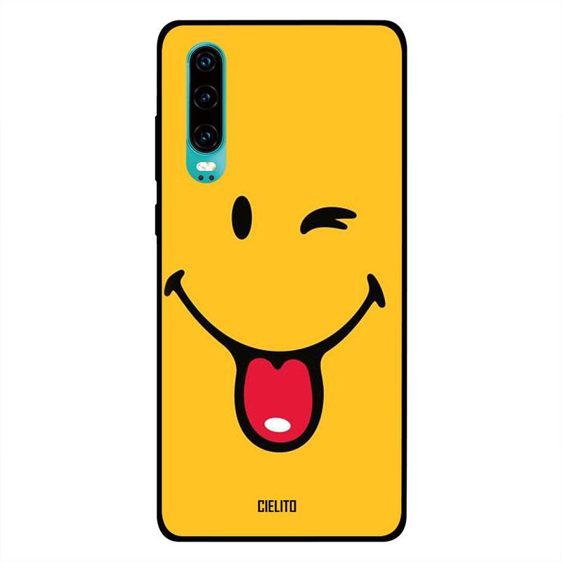 

Cielito Huawei P30 Mobile Phone Back Cover, Smiley Wink