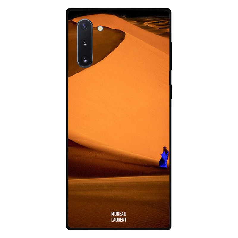 

Moreau Laurent Samsung Note 10 Mobile Phone Back Cover, Walking At Desert In Evening