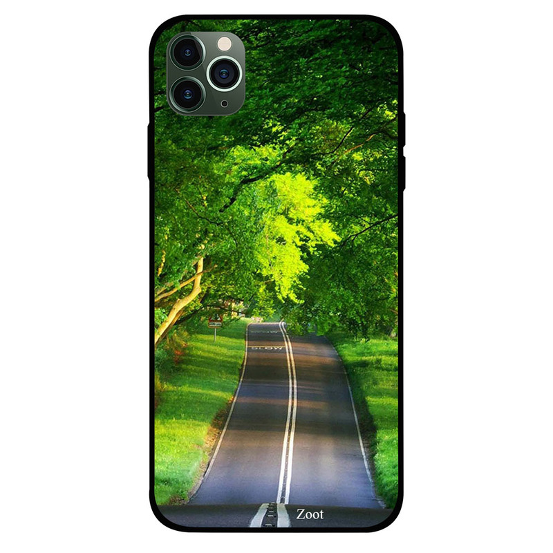 

Zoot Apple iPhone 11 Pro Max Mobile Phone Back Cover, Pathway To Greenery