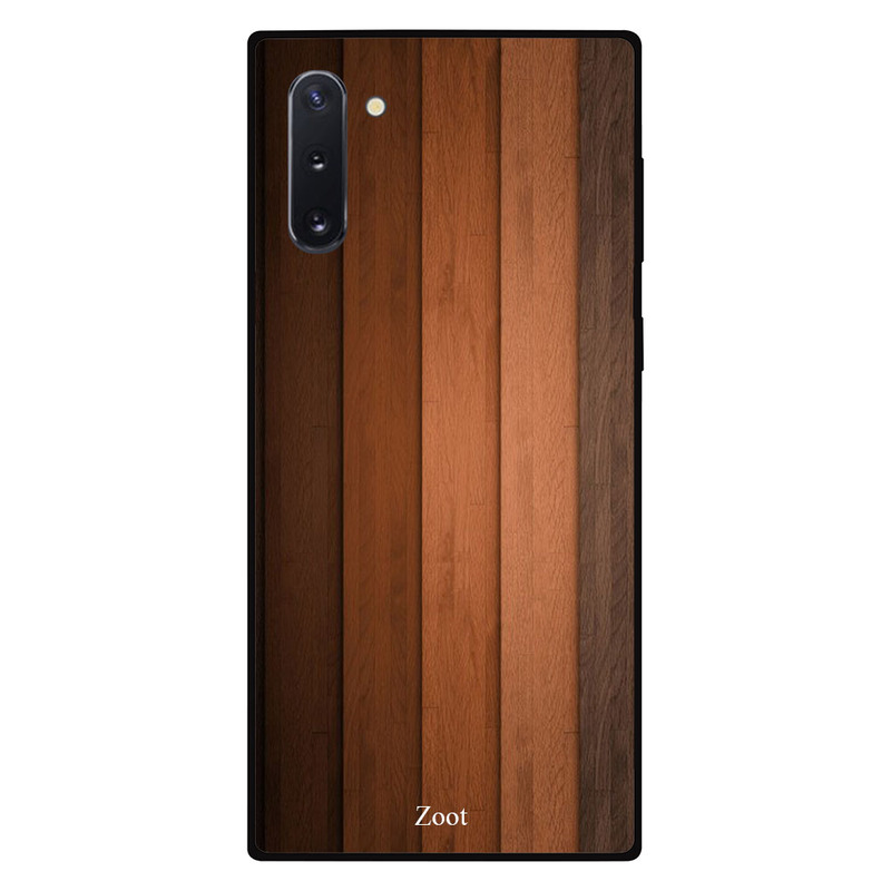 

Zoot Samsung Note 10 Mobile Phone Back Cover, Wooden Multi Brown