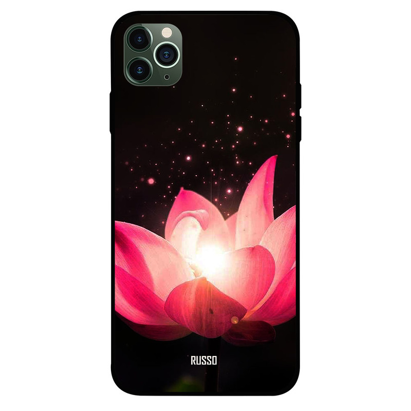 

Russo Apple iPhone 11 Pro Max Mobile Phone Back Cover, Sparkling Lotus