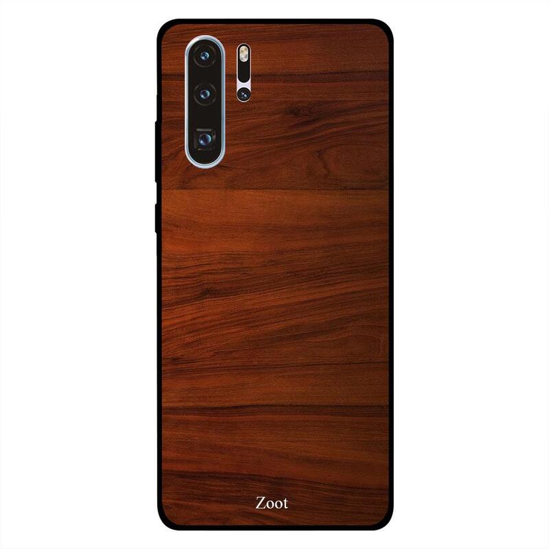 

Zoot Huawei P30 Pro Mobile Phone Back Cover, Wooden Dark Brown Vertical Lines