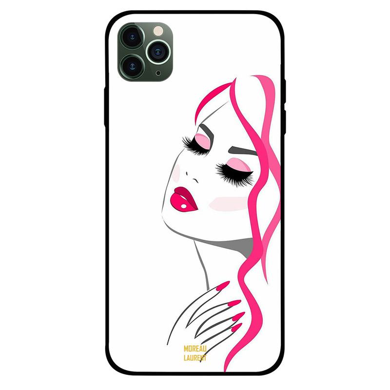 

Moreau Laurent Apple iPhone 11 Pro Mobile Phone Back Cover, Girl Side Look Eyes