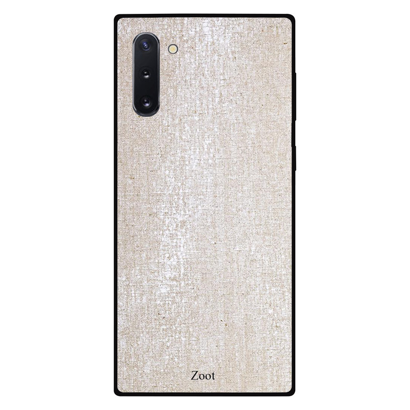 

Zoot Samsung Note 10 Mobile Phone Back Cover, Cream White Cloth Pattern